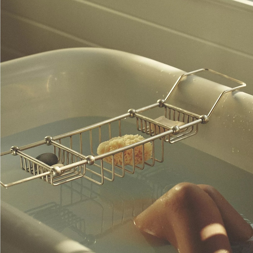 New Anthropologie Maison Storage Bath Tray